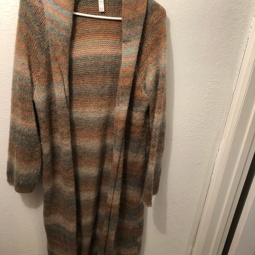 Ankle length cardigan